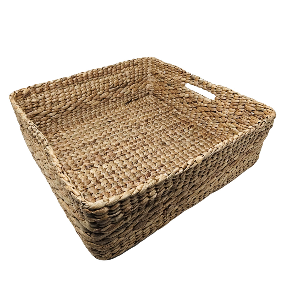 Water Hyacinth Tray Box-Big (with Handle, without frame) - Solearthstore